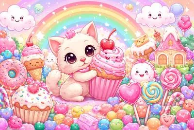 Saccharine - Excessively sweet or overly sentimental in a way that seems artificial.