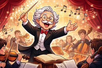 Maestro - A distinguished musician, conductor, or master in an art or field.