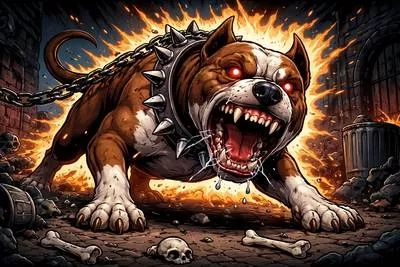 Vicious - Deliberately cruel or violent.