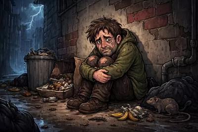 Wretched - In a very unhappy, poor, or unpleasant condition.