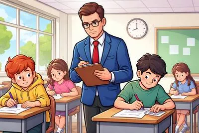 Invigilator - A person who supervises candidates during an examination.