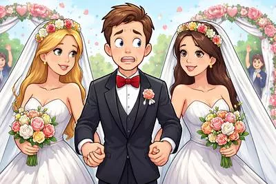 Bigamy - The act of marrying one person while already legally married to another. (द्विविवाह)