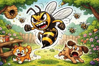 Waspish - Easily irritated, sharp, and slightly rude in speech or behaviour. (चिड़चिड़ा; कटु स्वभाव वाला)