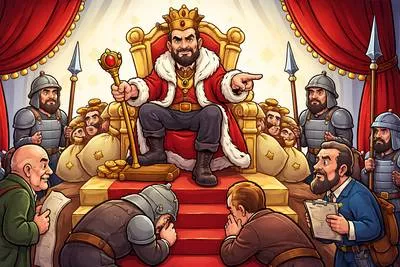 Autocrat - A ruler or leader who has complete power and makes decisions alone without asking others.
