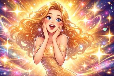 Scintillating - Sparkling or shining brightly; also very clever, lively, and interesting.