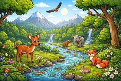 Terrestrial - Relating to the earth or land.