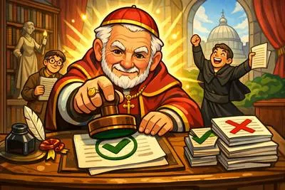 Imprimatur - Official approval or authorization, especially from a person in authority.