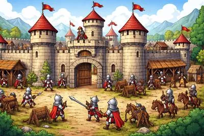 Garrison - Station troops in a place for its defense.