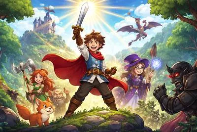 Protagonist - The main character in a story, play, or movie.