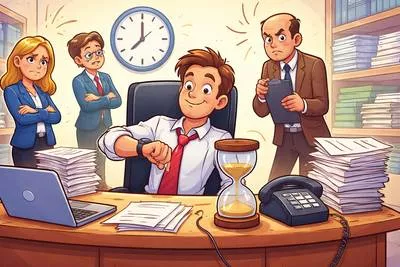 Temporize - Avoid making a decision or giving a clear answer in order to gain time.