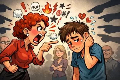 Animadversion - Harsh critical remark or severe criticism.