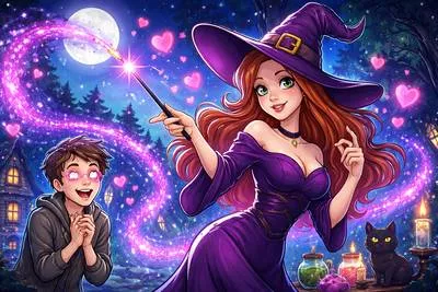 Bewitch - Attract, charm, or enchant someone completely. (मोहित करना / सम्मोहित कर देना)