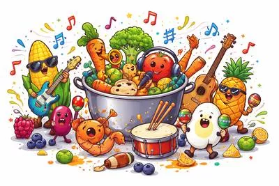 Medley - A mixture or collection of different things; especially a varied group of songs, ideas, or items.