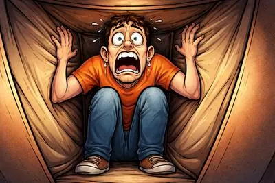Claustrophobia - Extreme fear of being in closed or narrow spaces.