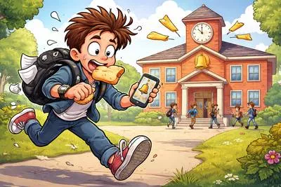 Tardy - Slow in action or late in happening, arriving, or doing something.