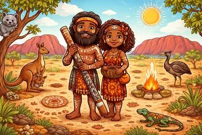 Aboriginal - Existing in a place from the earliest times; native or indigenous.