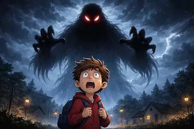 Looming - Appearing as a large, unclear, or threatening shape; seeming likely to happen soon in a worrying way.