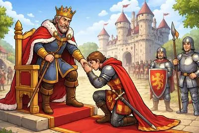 Vassal - A person in the feudal system who held land from a lord in return for loyalty and services.