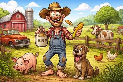 Yokel - An uneducated and unsophisticated person from the countryside.