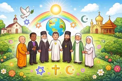 Ecumenical - Promoting or relating to unity among different churches, religions, or groups.