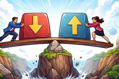 Countervailing - Acting against something with equal force or effect; opposing and balancing something.