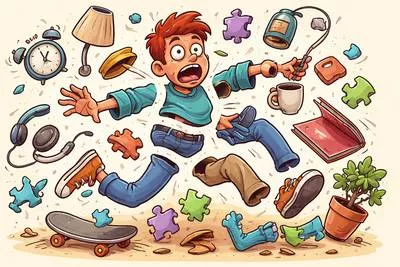 Disjointed - Lacking connection or coherence; not fitting together properly.