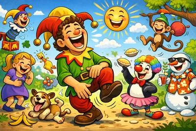 Jocose - Fond of joking; humorous or playful.