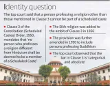SC status only for Hindus, Buddhists, Sikhs: top court