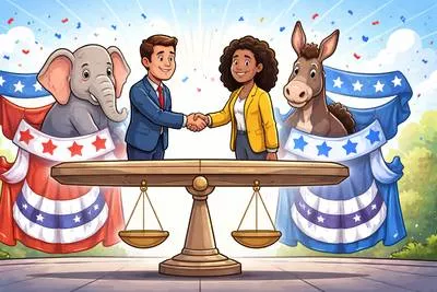 Nonpartisan - Not biased or affiliated with any particular political party or group.