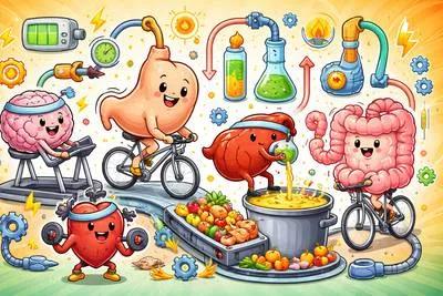 Metabolism - The chemical processes in a living organism that maintain life.