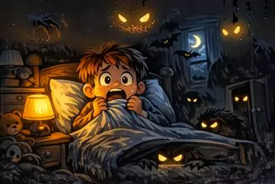 Nyctophobia - Extreme fear of the dark or night.