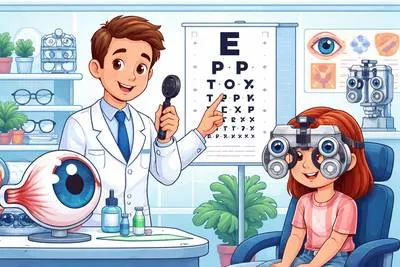 Ophthalmologist - A doctor who specializes in the treatment of eyes and eye diseases.