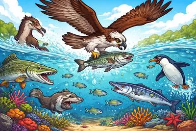 Piscivorous - Feeding on fish.