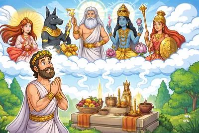Polytheist - A person who believes in or worships many gods.