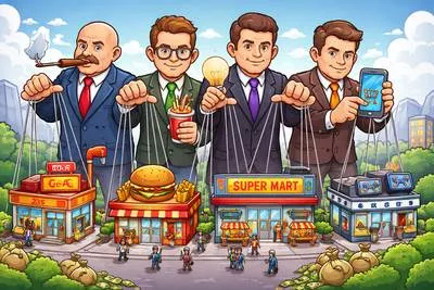 Oligopoly - A market structure in which a few large sellers control or dominate the market.