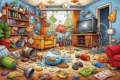 Entropy - A measure of disorder or randomness in a system. (अव्यवस्था या अनियमितता का माप)