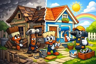 Refurbish - Renovate and redecorate something, especially a building, room, or piece of furniture. (नवीनीकरण करना)