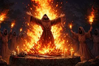 Immolate - Kill or offer as a sacrifice, especially by burning.