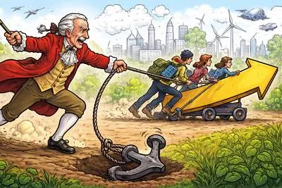 Reactionary - Opposing political or social progress or change, and supporting a return to older ideas or systems.