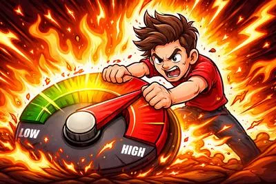 Intensify - Become or make more intense or strong.