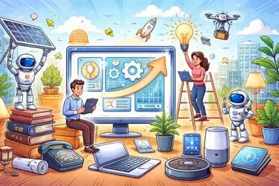 Modernize - Adapt something to modern needs or habits; make it more current or up to date. (आधुनिक बनाना)