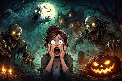Ghastly - Causing great horror or fear; very unpleasant or shocking.