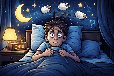 Insomnia - Habitual inability to sleep or difficulty in sleeping. (अनिद्रा)