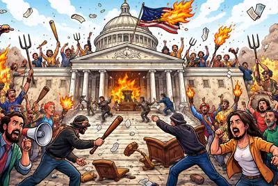 Mobocracy - Rule or domination by a mob; control of society or government by an unruly crowd.