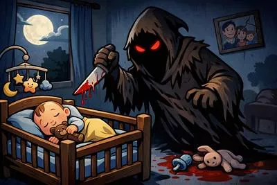 Infanticide - The crime of killing a very young child or infant.