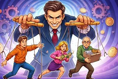 Manipulate - To manipulate or influence to one's own advantage. (प्रभावित करना / चालाकी से नियंत्रित करना)
