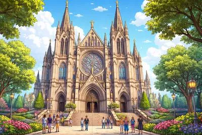 Cathedral - The principal church of a bishop, usually a large and important church building.