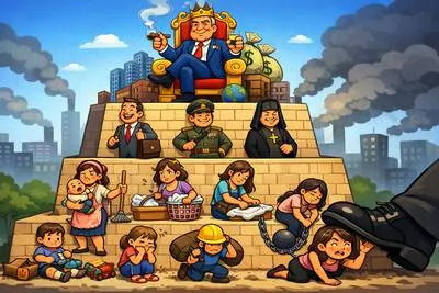 Patriarchy - A social system in which men hold primary power and are dominant in roles of leadership, authority, and control. (पितृसत्तात्मक व्यवस्था)