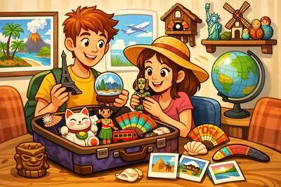 Souvenir - A thing that is kept as a reminder of a person, place, or event.