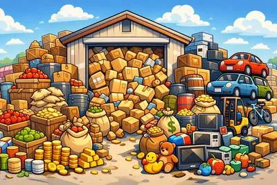 Surplus - An amount of something left over when requirements have been met; an excess quantity or supply.